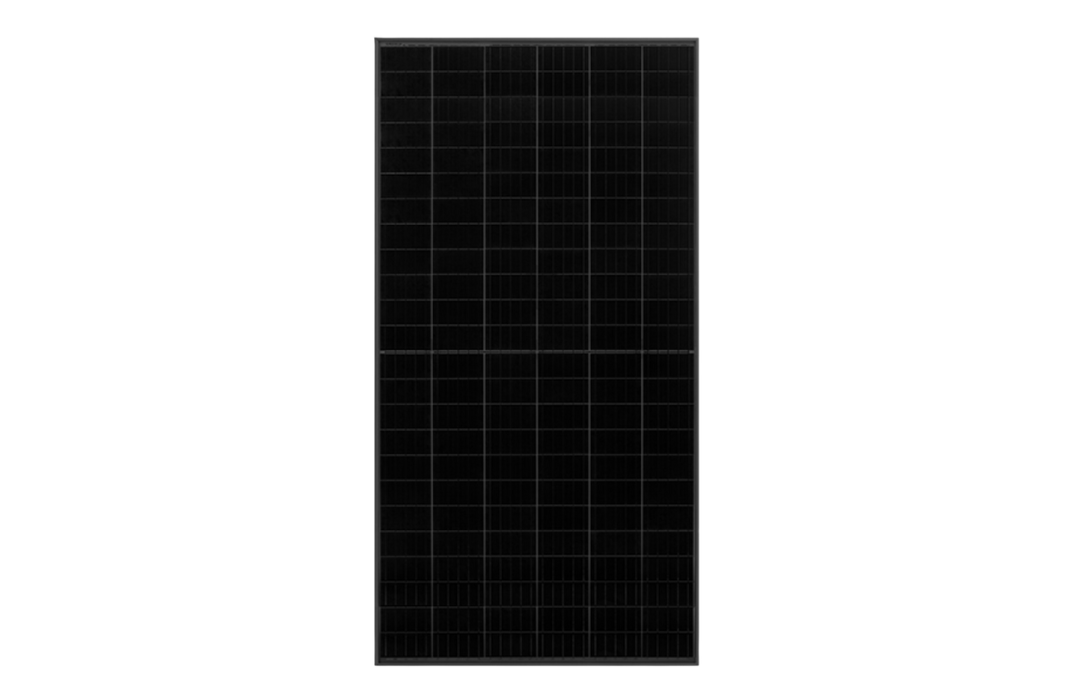 This is an image of a navy blue solar panel used for residential homes by Direct Tulsa Solar located in Tulsa, Oklahoma.