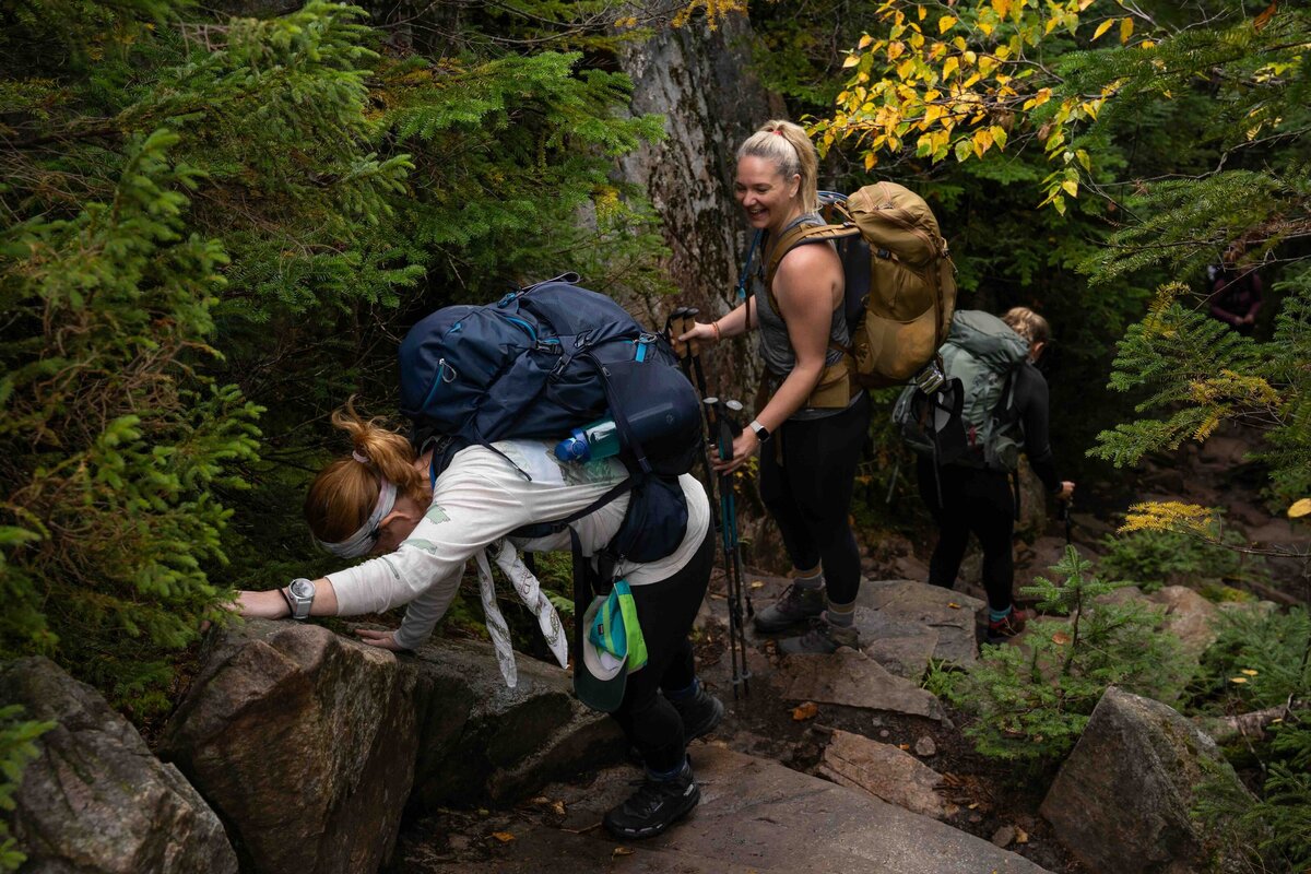 16_Meredith Ewenson Women's Group Hiking Trip_White Mountains New Hampshire_Appalachian Mountain Club_Hut to Hut_October 2025