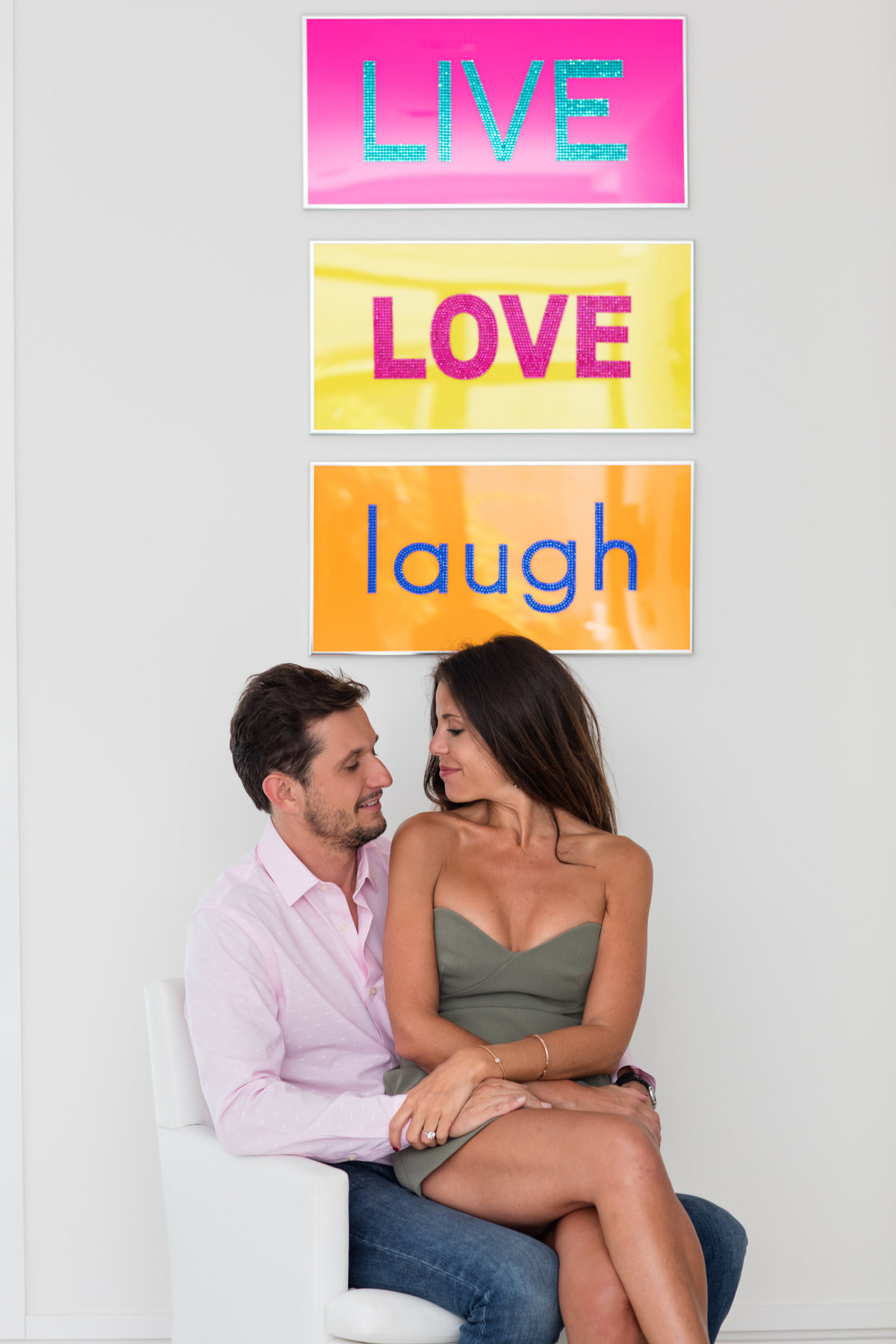 Live Love Laugh Engagement Photoshoot by DeNeffe Studios