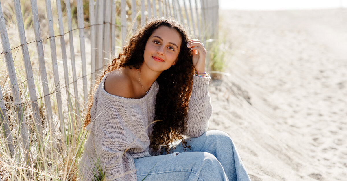 Nalina senior portrait photo by South Shore senior portrait photographer Christina Runnals