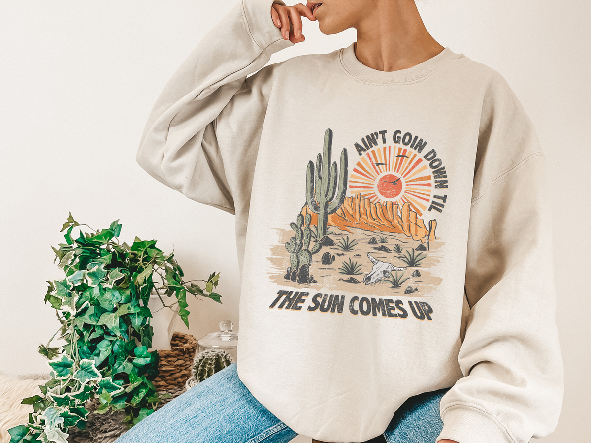 Gildan 18000 Mock ups Sand 1