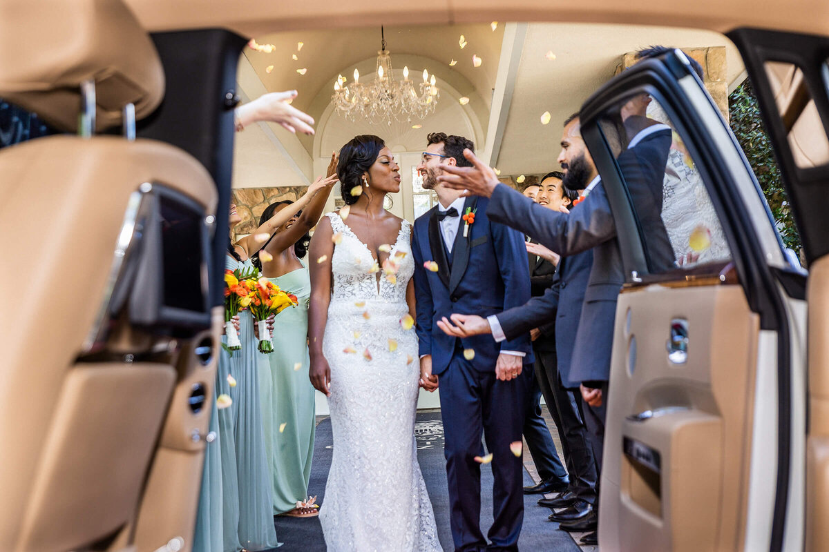 Bride and groom captured by Miami wedding photographer during emotional wedding moment – Photo by White House Wedding Photography