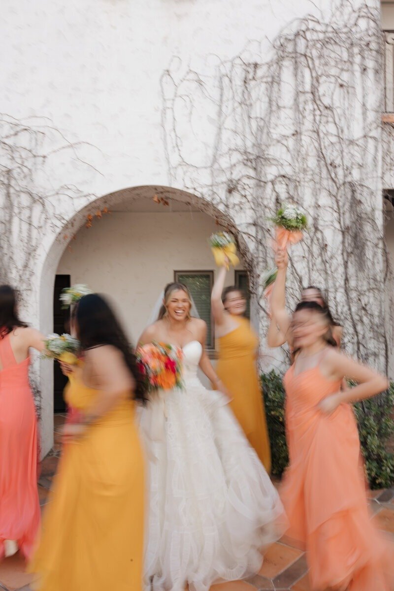 Bridal party candid captured by Puerto Rico elopement photographer

