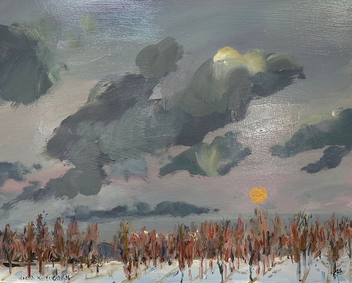 Snow in the Nursery 16 x 20 oop 3500