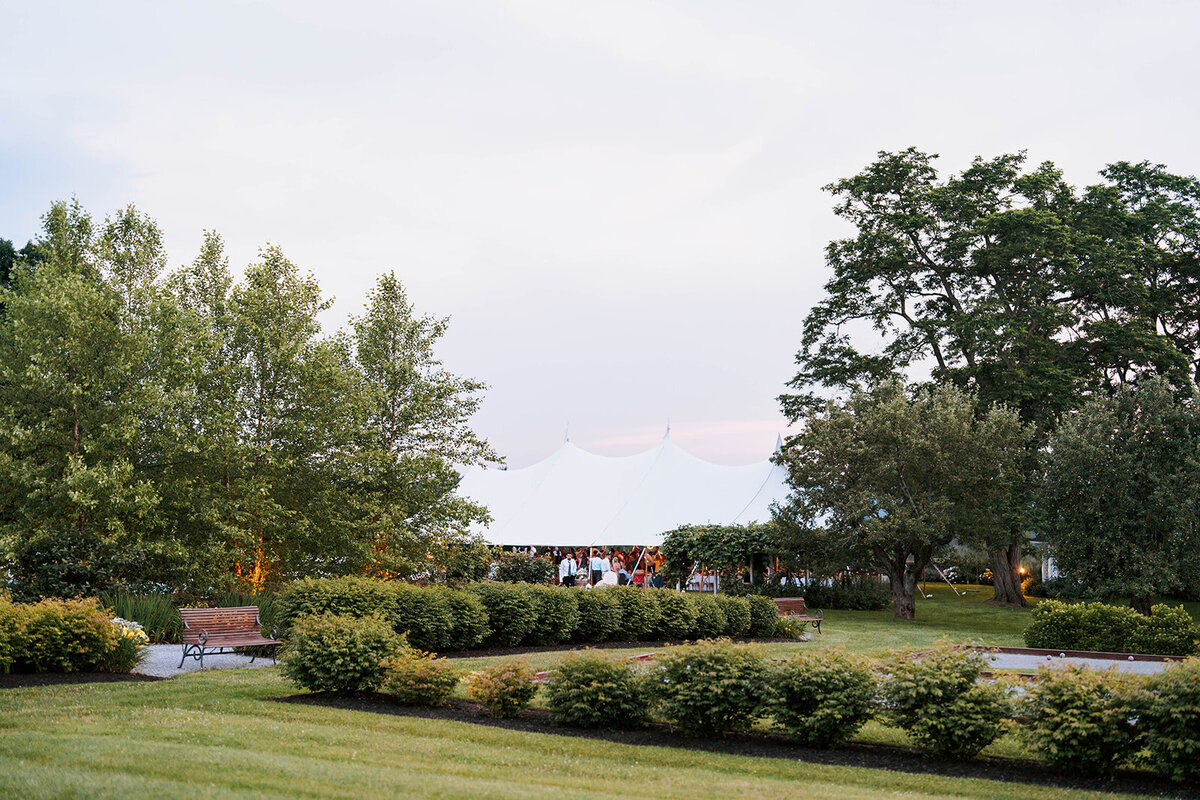 outdoor grounds at windridge estate in upstate new york