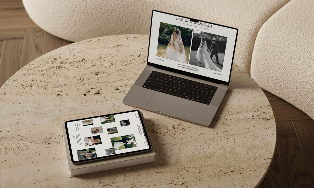 Matilda Elegant Showit Template for Wedding Photographers