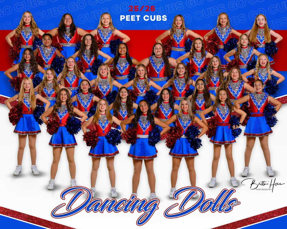 Peet Junior High Dancing Dolls in Conroe, Tx