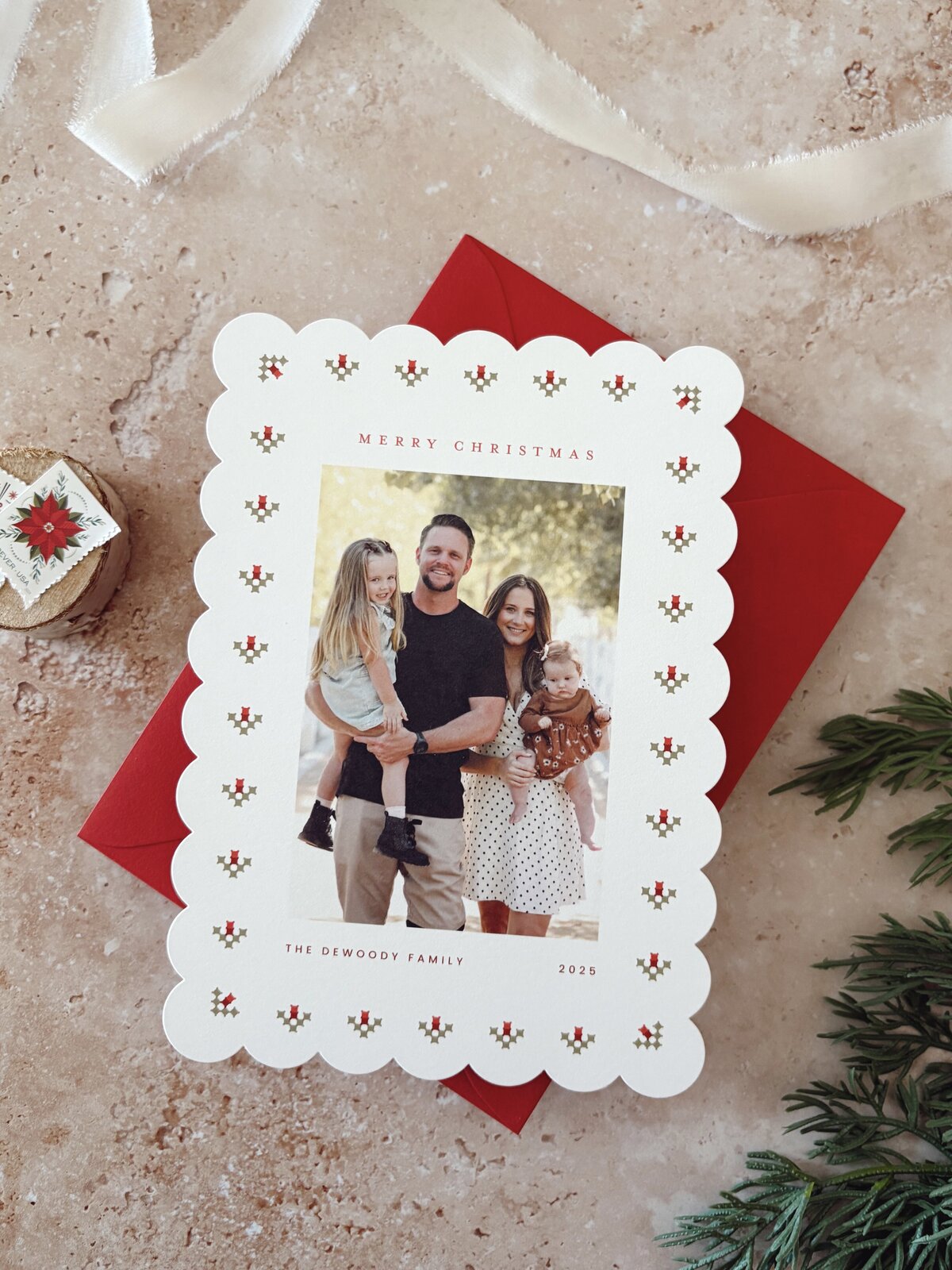 CrossStitchedHoliday_SemiCustomStationery_PoisedAvenue