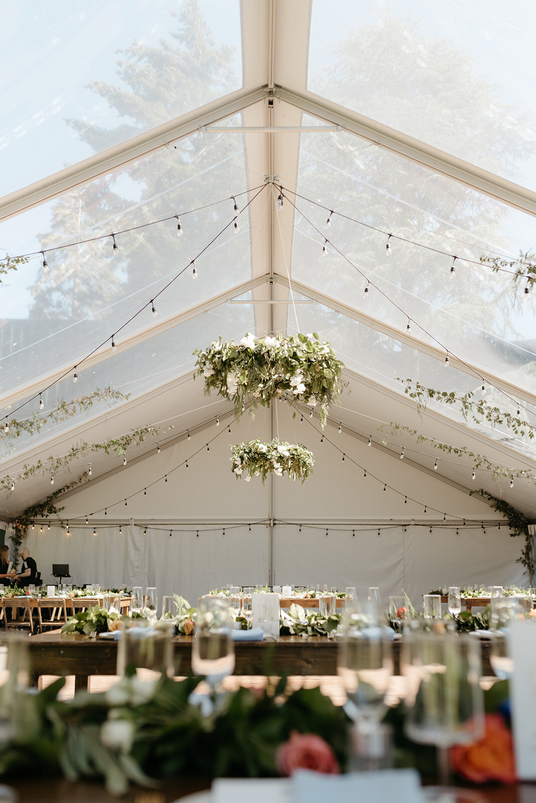 Charming Outdoor Wedding Tent Setup at The Griffin House