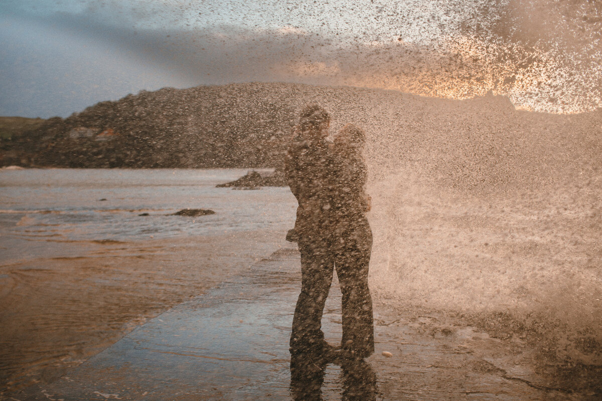 Engagement shoot_couples session_wild winter shoot_Hope Cove_035