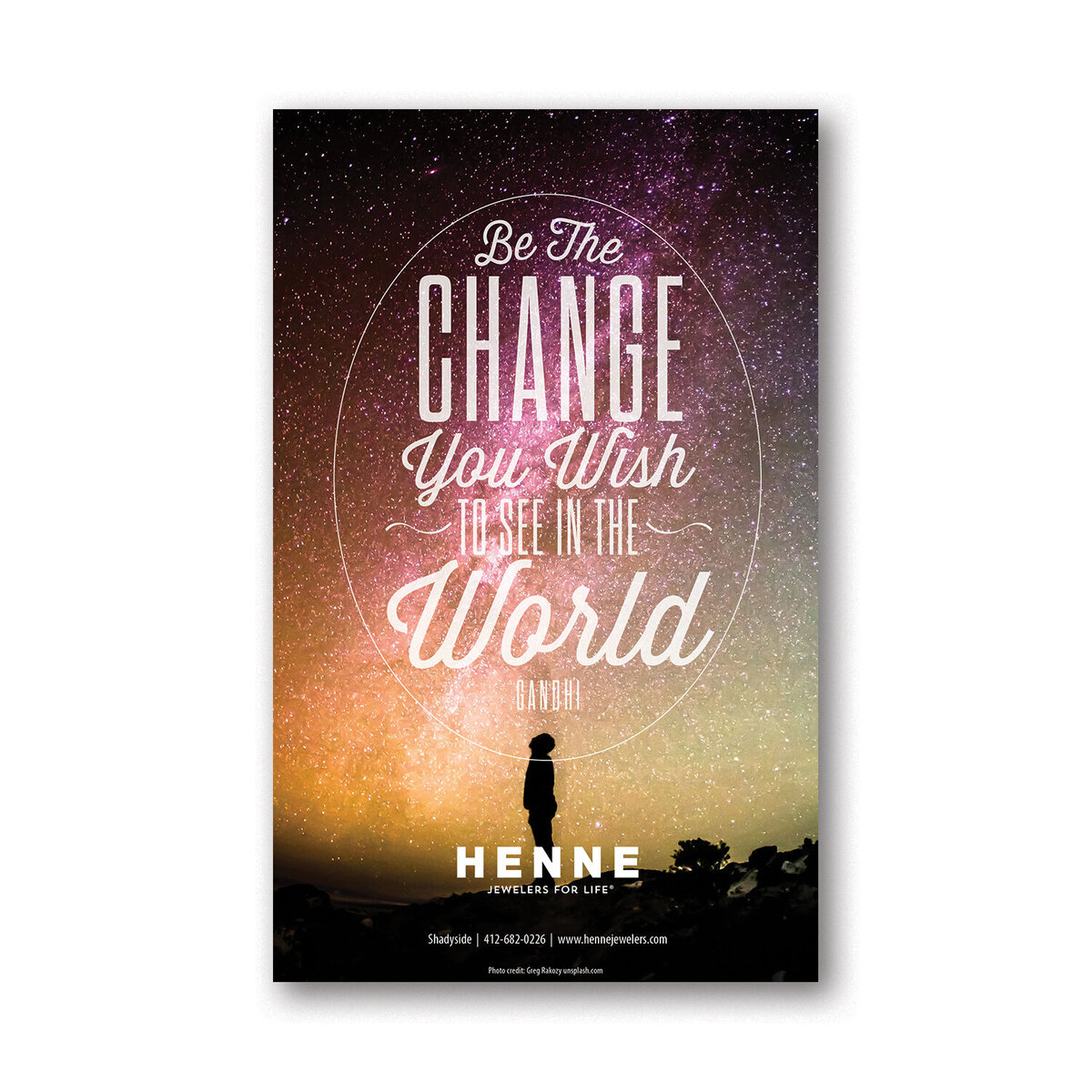 Henne Quote ad Character