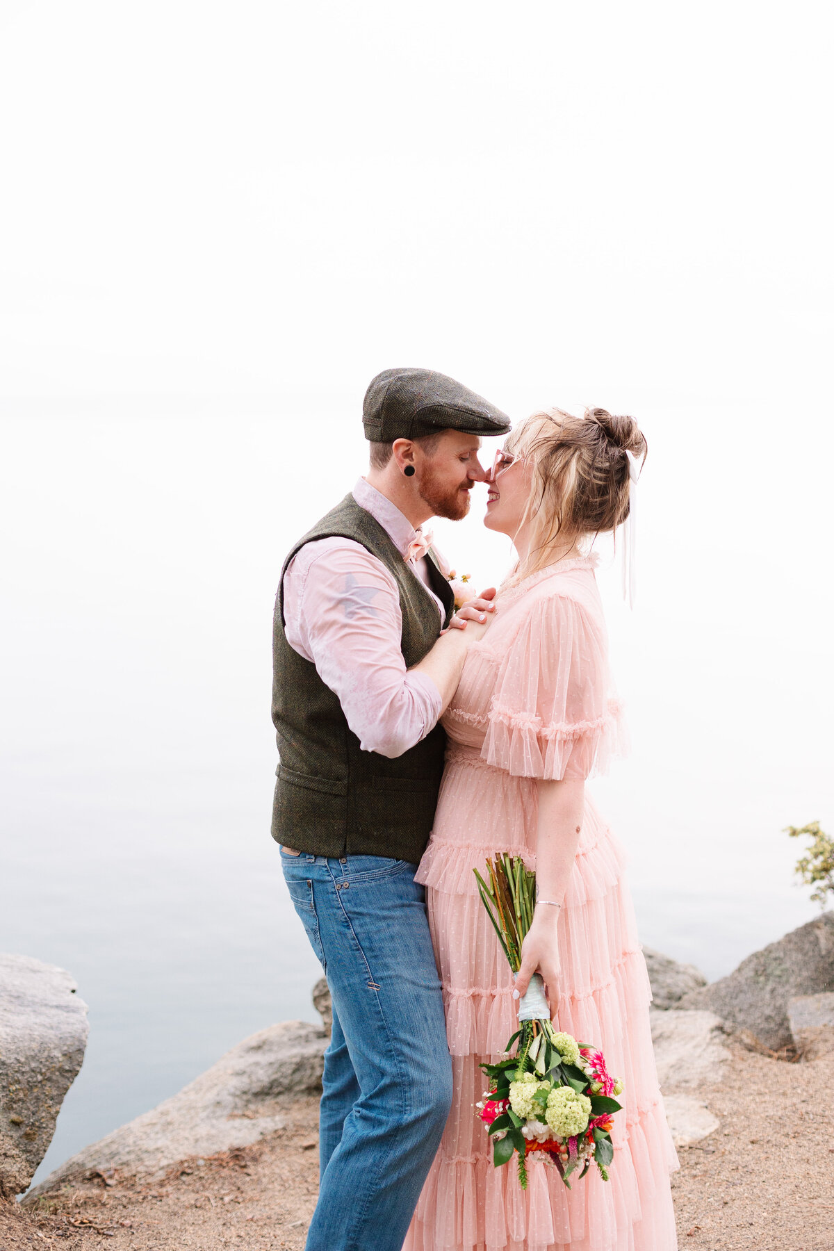 Lake Tahoe Mountaintop Elopement - 37