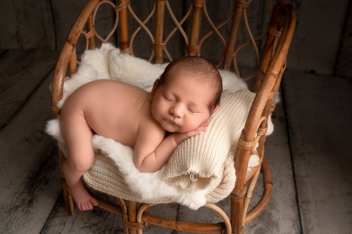newborn photography session with prop sets. baby boy newborn session. Woodland, ca newborn studio photography