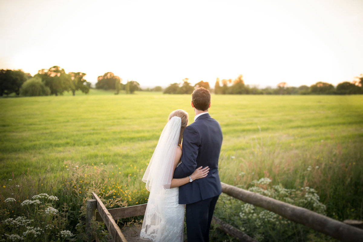 Sunset summer wedding at Rockbeare Manor Wedding Devon