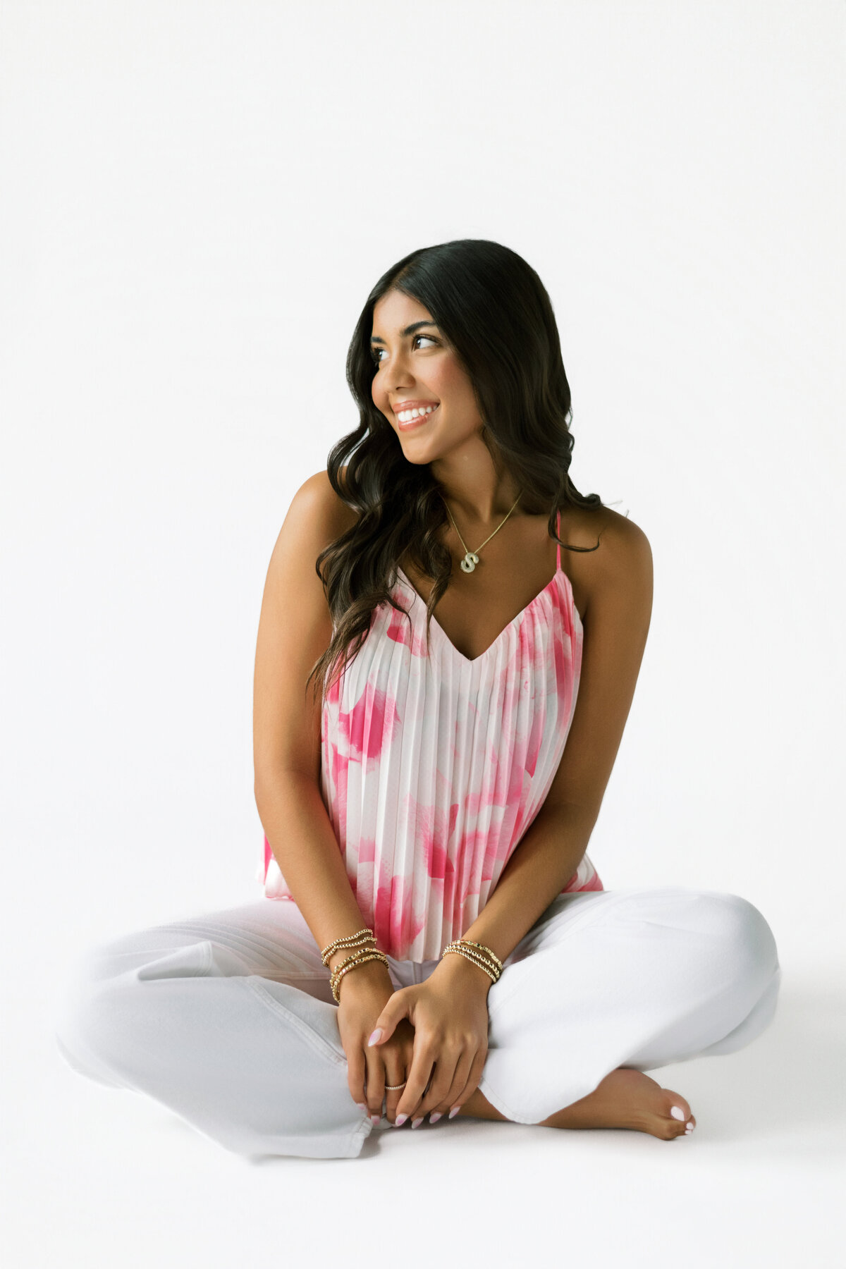 Kansas City Senior Pictures in a photography studio