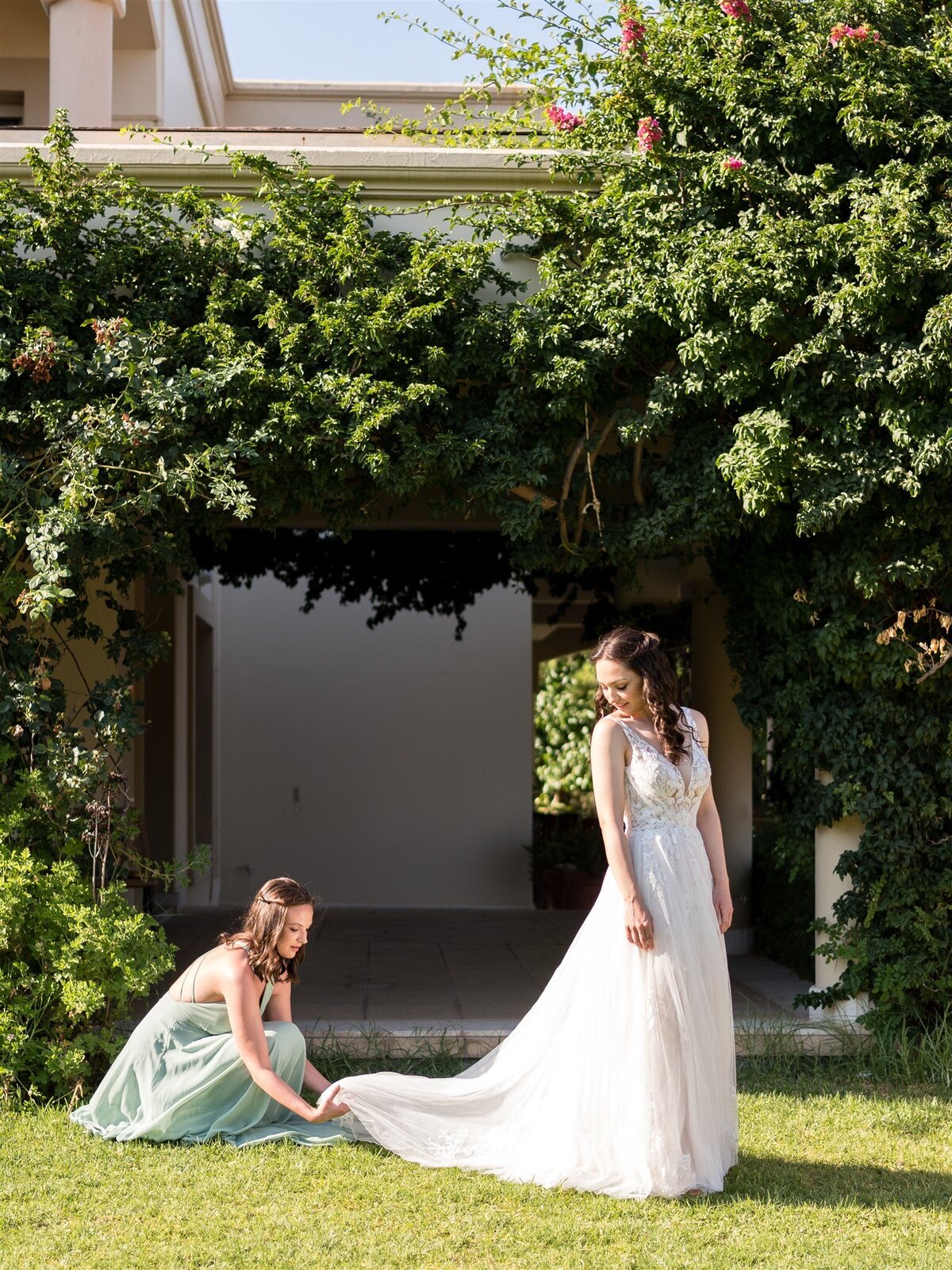 greek villa garden wedding (1)