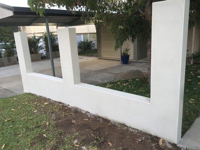 retaining wall cement rendered on the central coast for cheap. Cheap cement render on the central coast. Budget cement rendering central coast