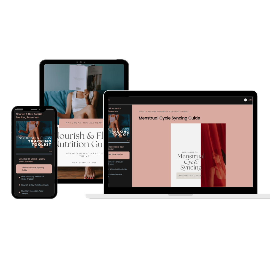 menstrual cycle syncing guide for women's menstrual health and nutrition essential guide and journal for women's hormonal health by dr. eva yacobi