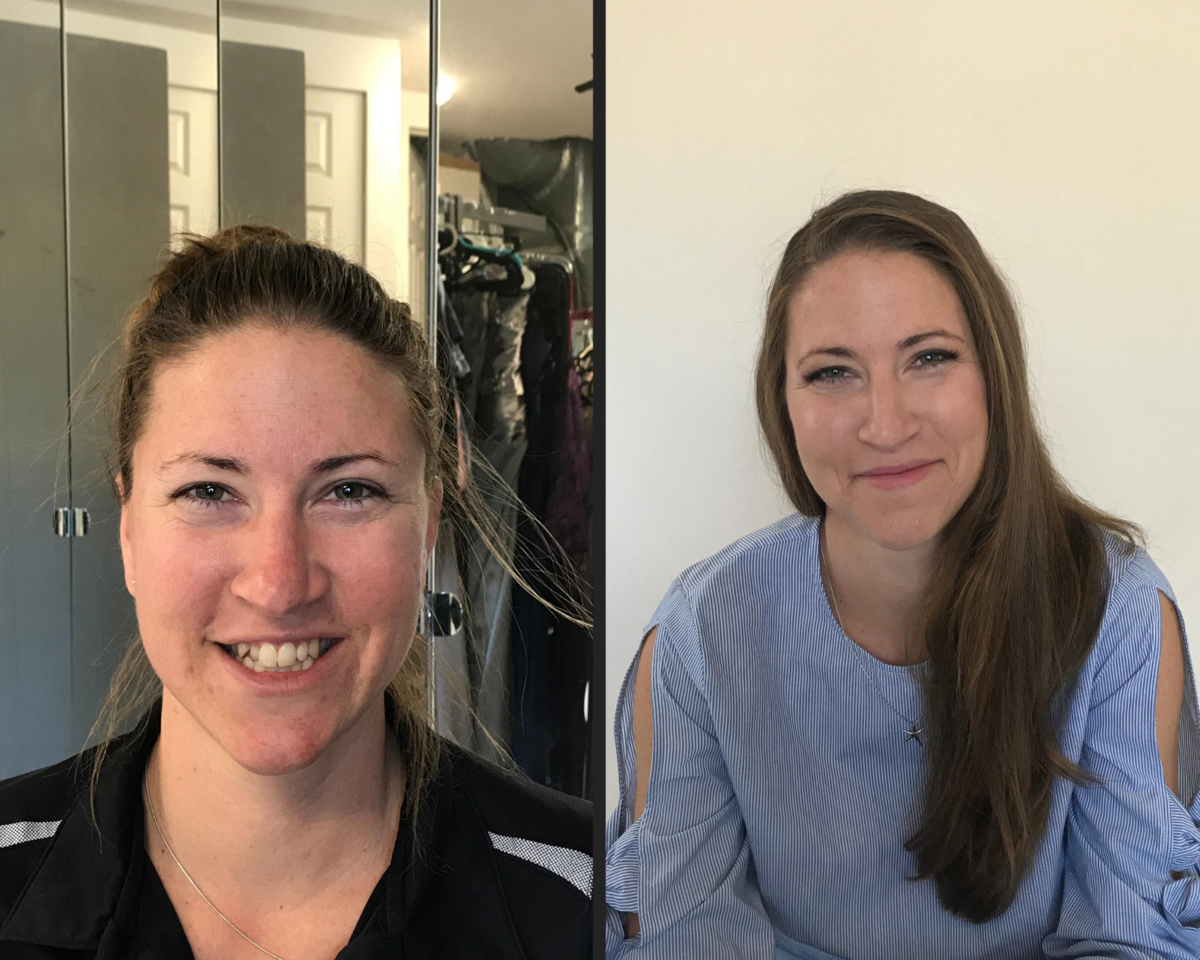 before and after makeup for branding photos natural clean makeup