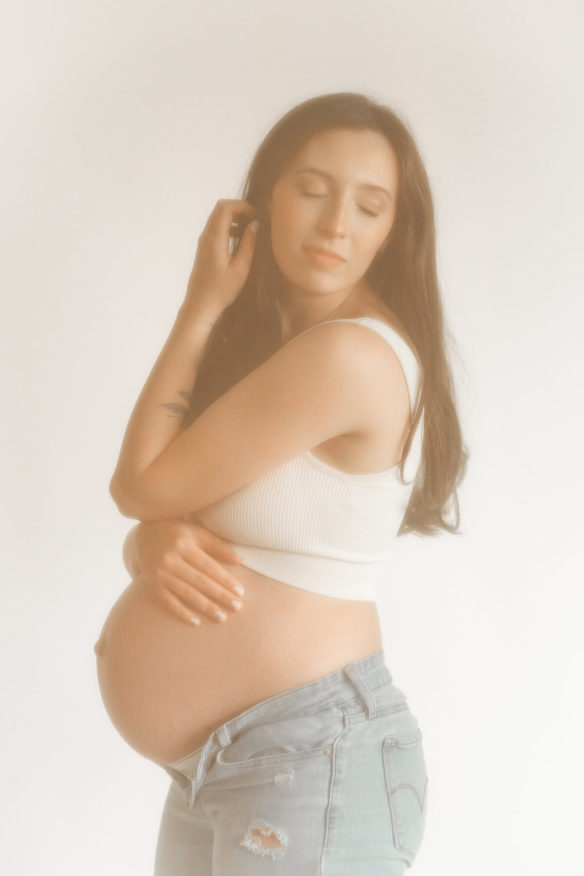 Austin Texas Maternity Studio Photo