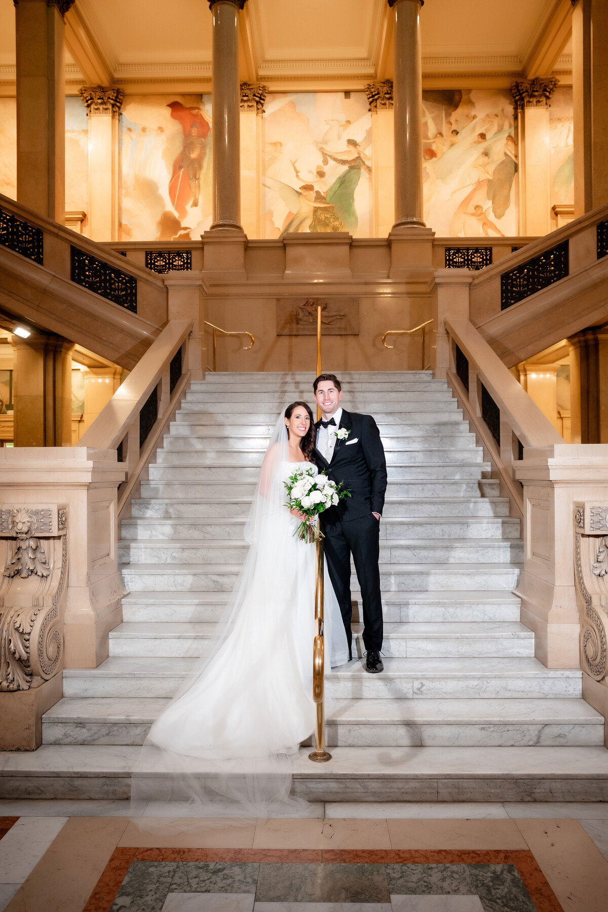 carnegie museum classic wedding picture
