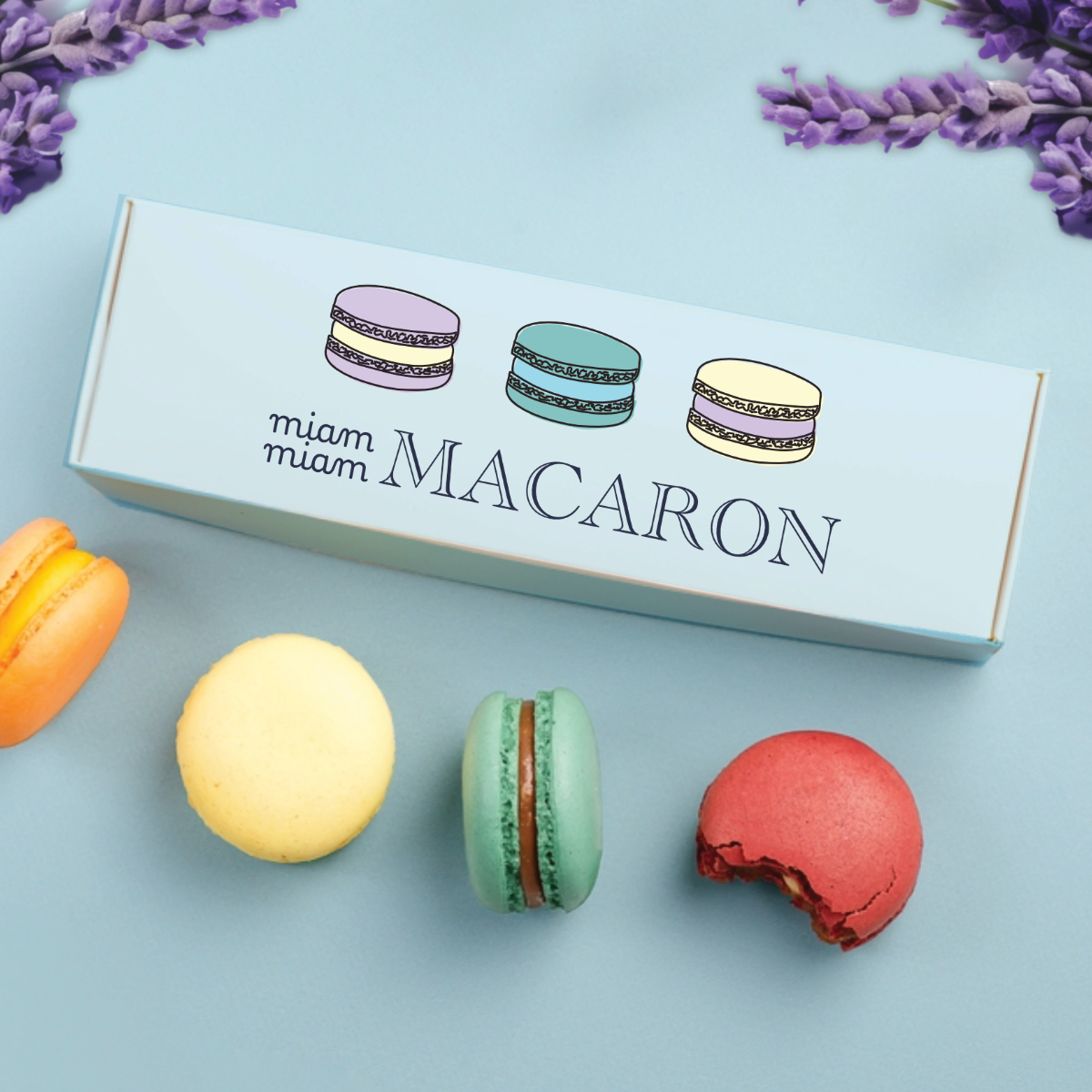 Miam Macaron Long Box