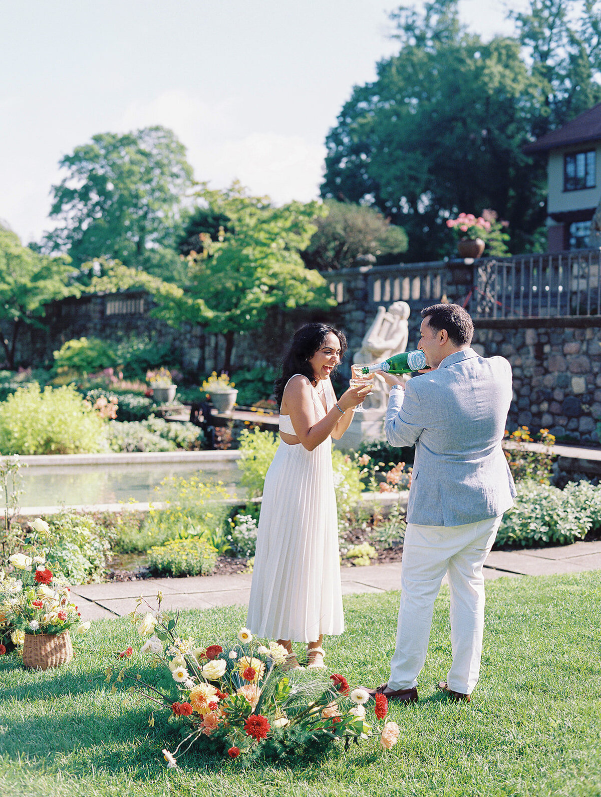 Garden wedding proposal8