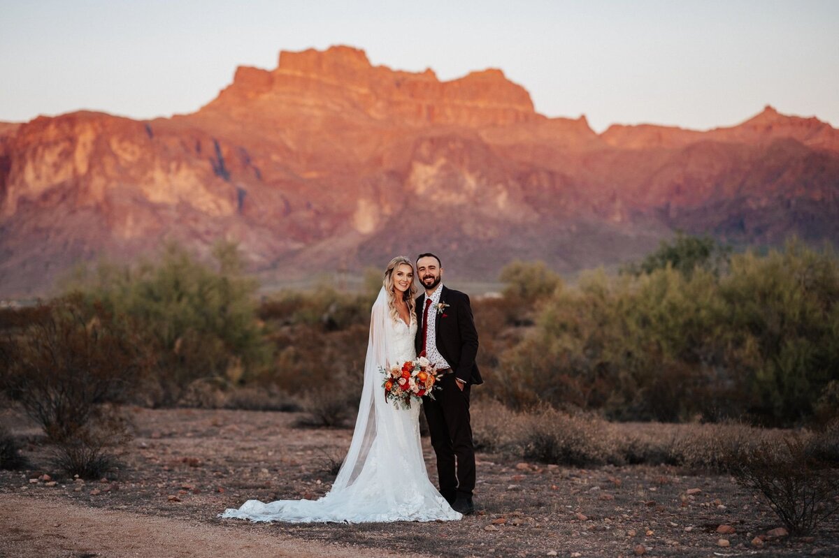 Dessert View Southwestern Weddings Couple