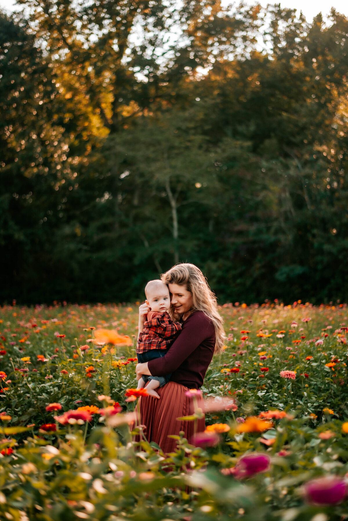 Flower Field- Family- Photo