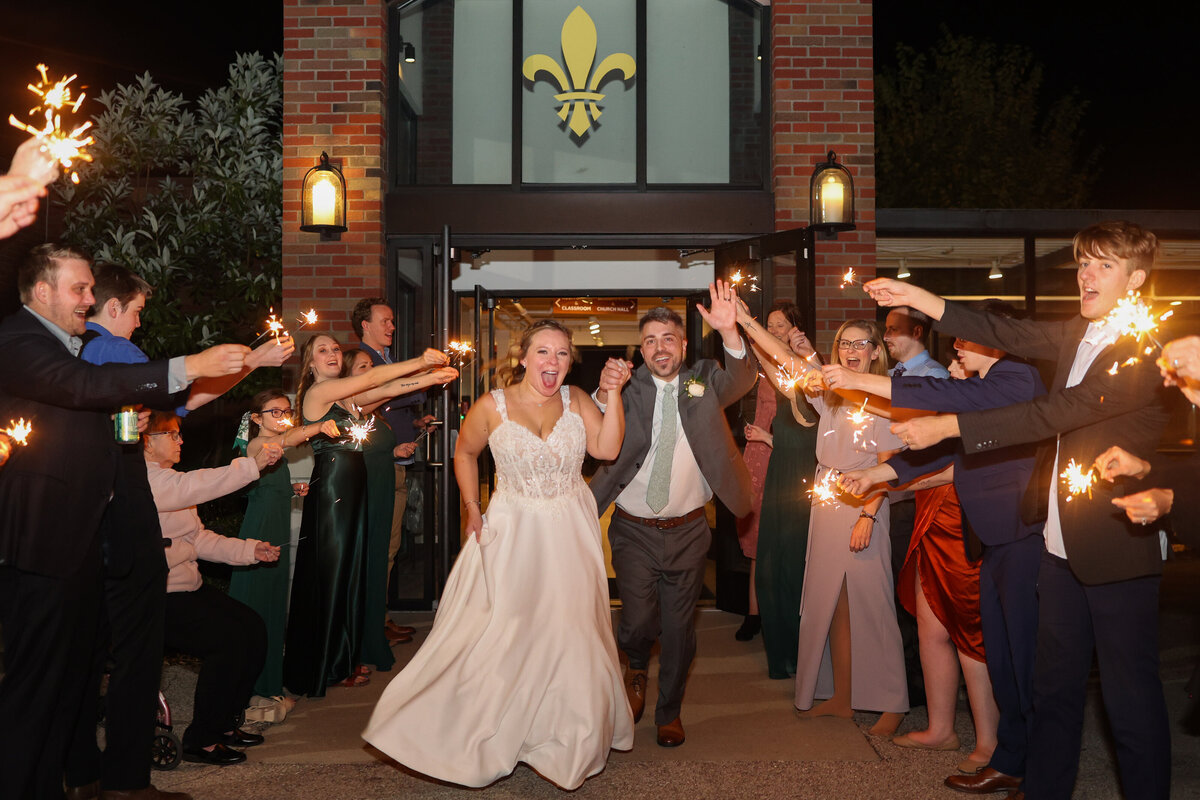 Bride-and-Groom-Sparkler-Exit-Sojourn-Church
