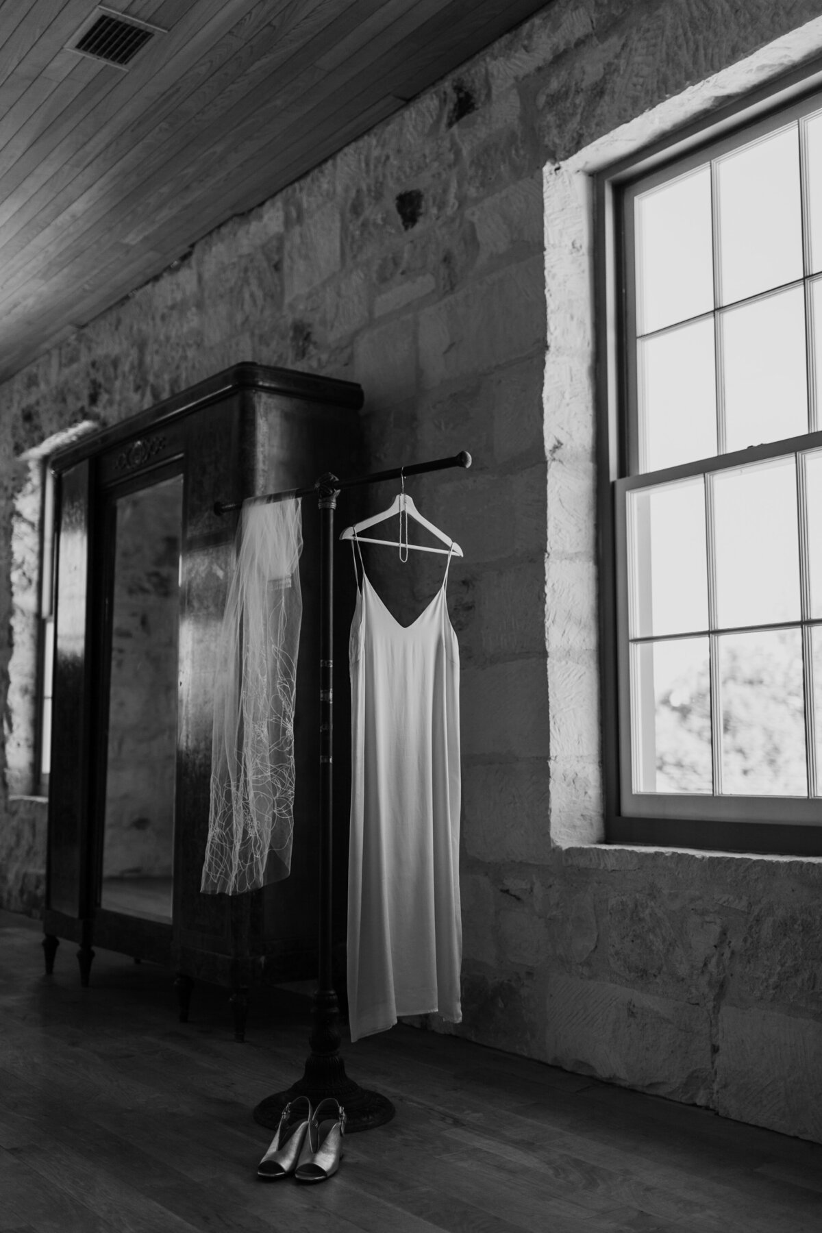 Wedding dress details captured by Fort Worth wedding photographer, Megan Christine Studio