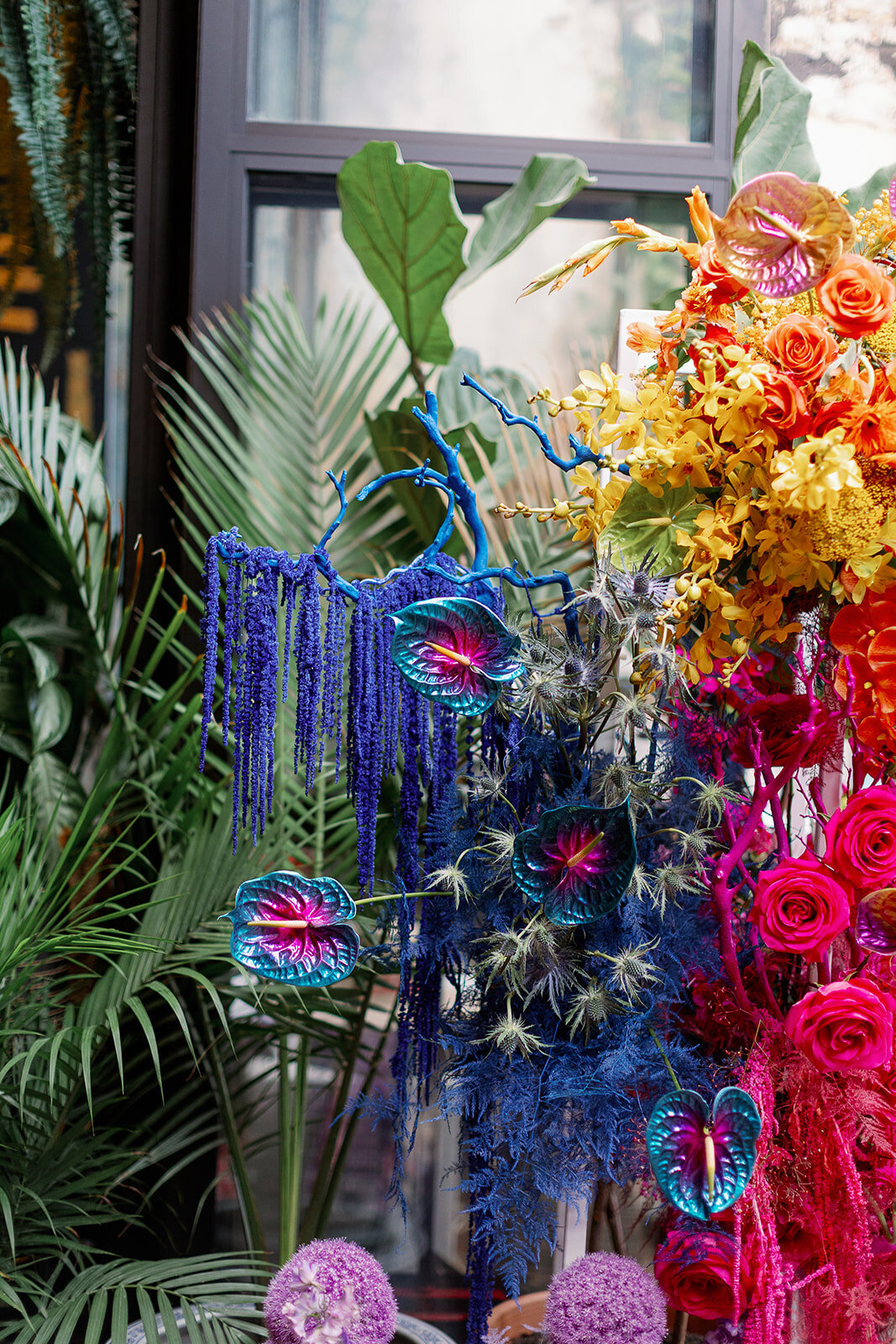 unique amaryllis luxury wedding design