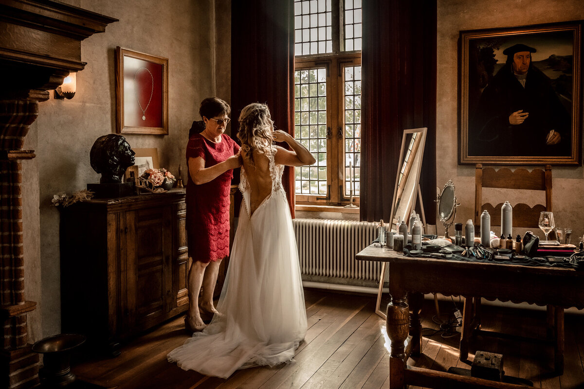 bruidsfotografie kasteel Dussen