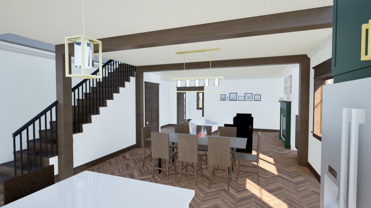 09_Pretty House Plans_Fourth Ave_Dining Room