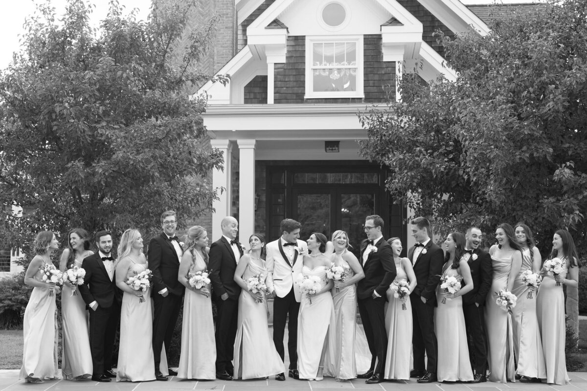 Wedding Party Portrait by Lisa Blanche Photography