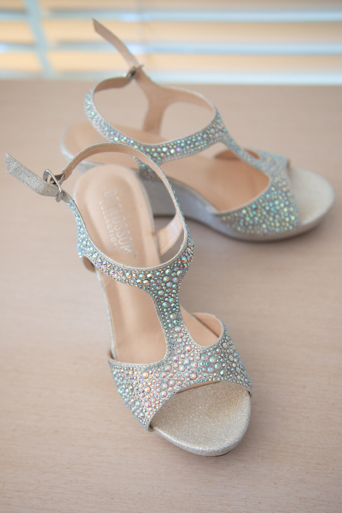 Detail shot at Old Orchard Beach Wedding Brides shoes