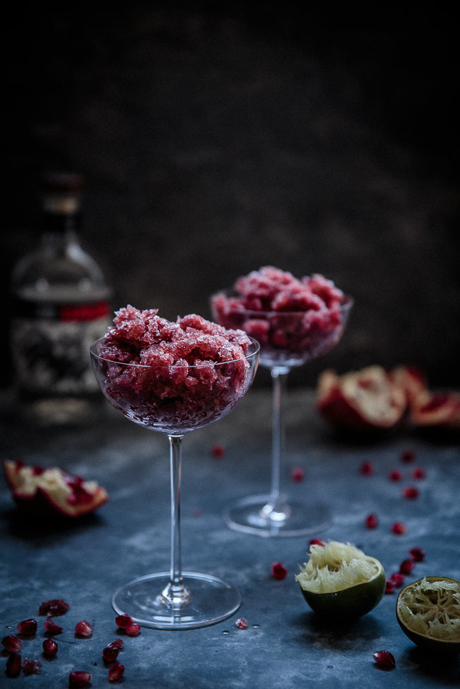 Pomegranate, Lime & Tequila Granita | Anisa Sabet | The Macadames-1
