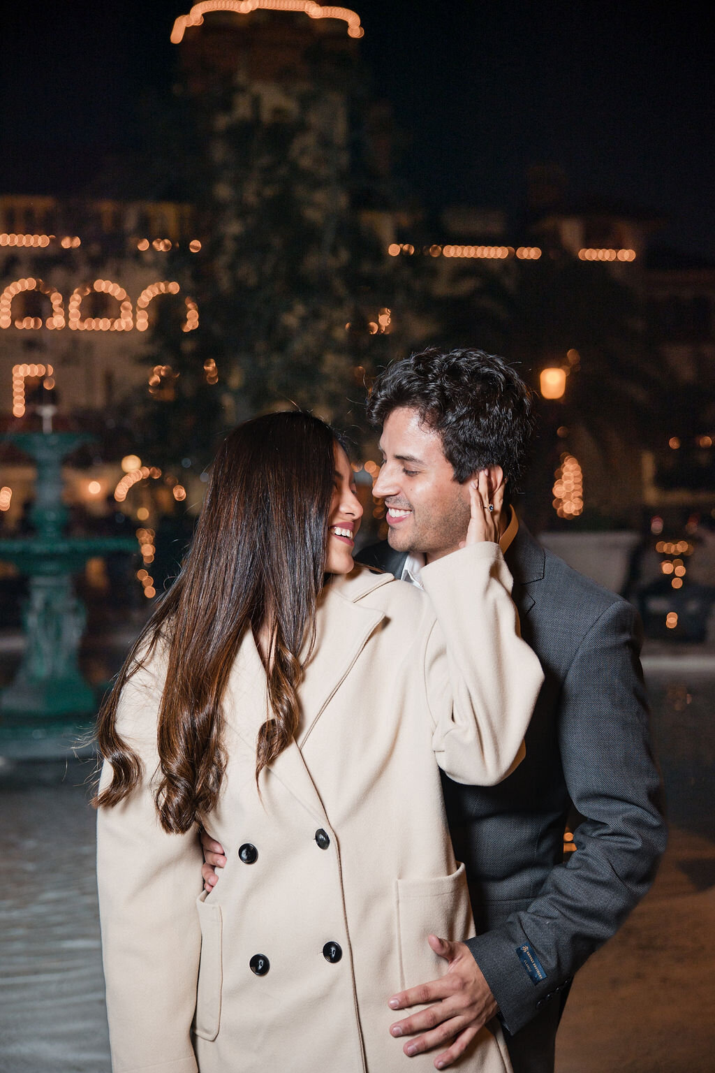 St_Augustine_Night of Lights_Proposal Photographer