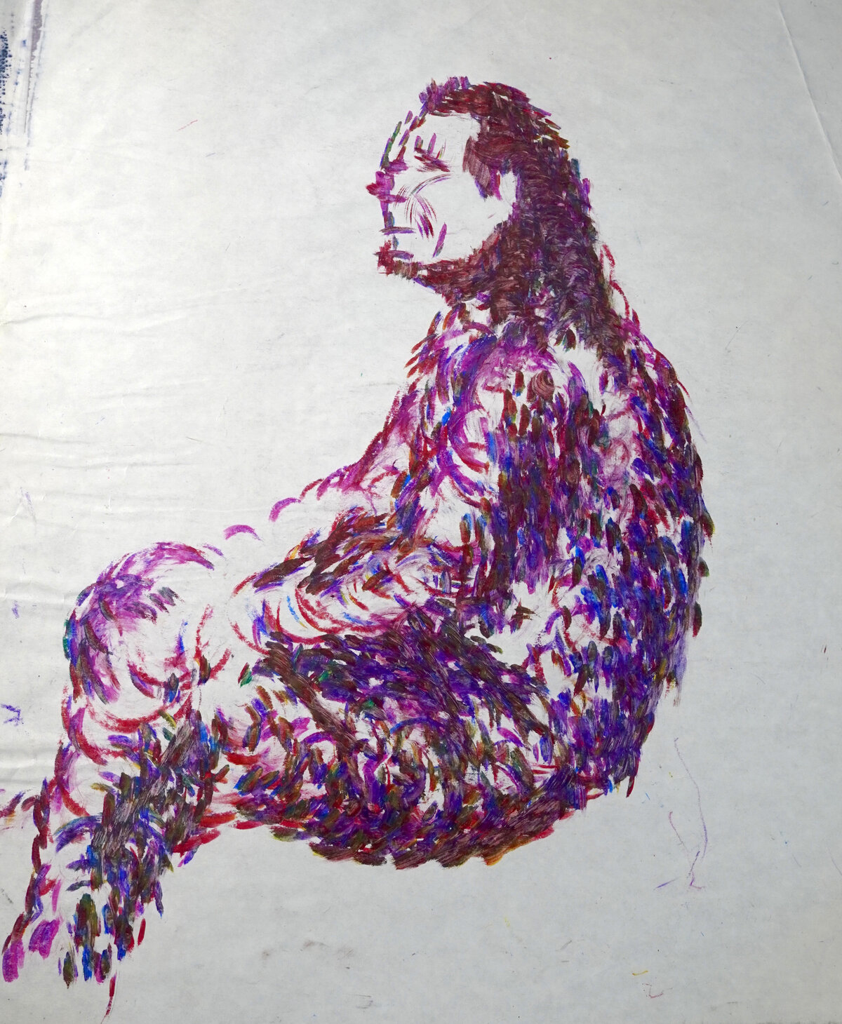 Brent Ray Fraser Figurative Nude Drawing 2With Power Drill 2-001- 10