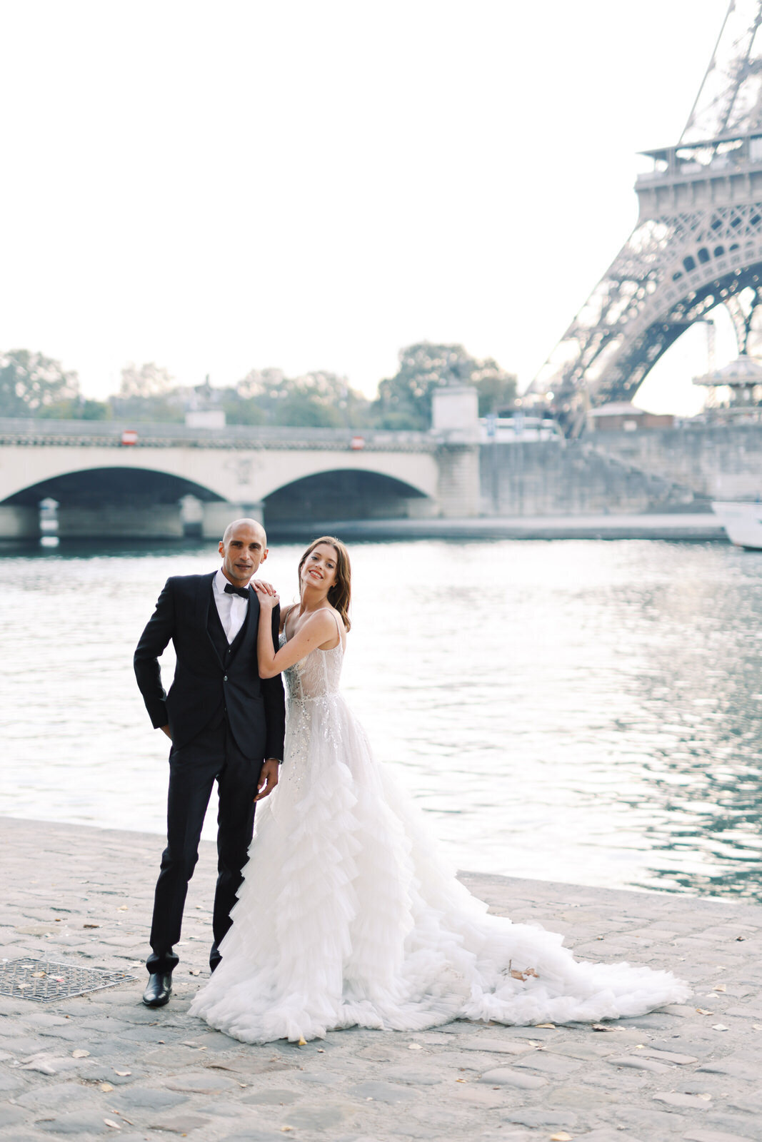 Modern Film Wedding Photography in Paris France 41