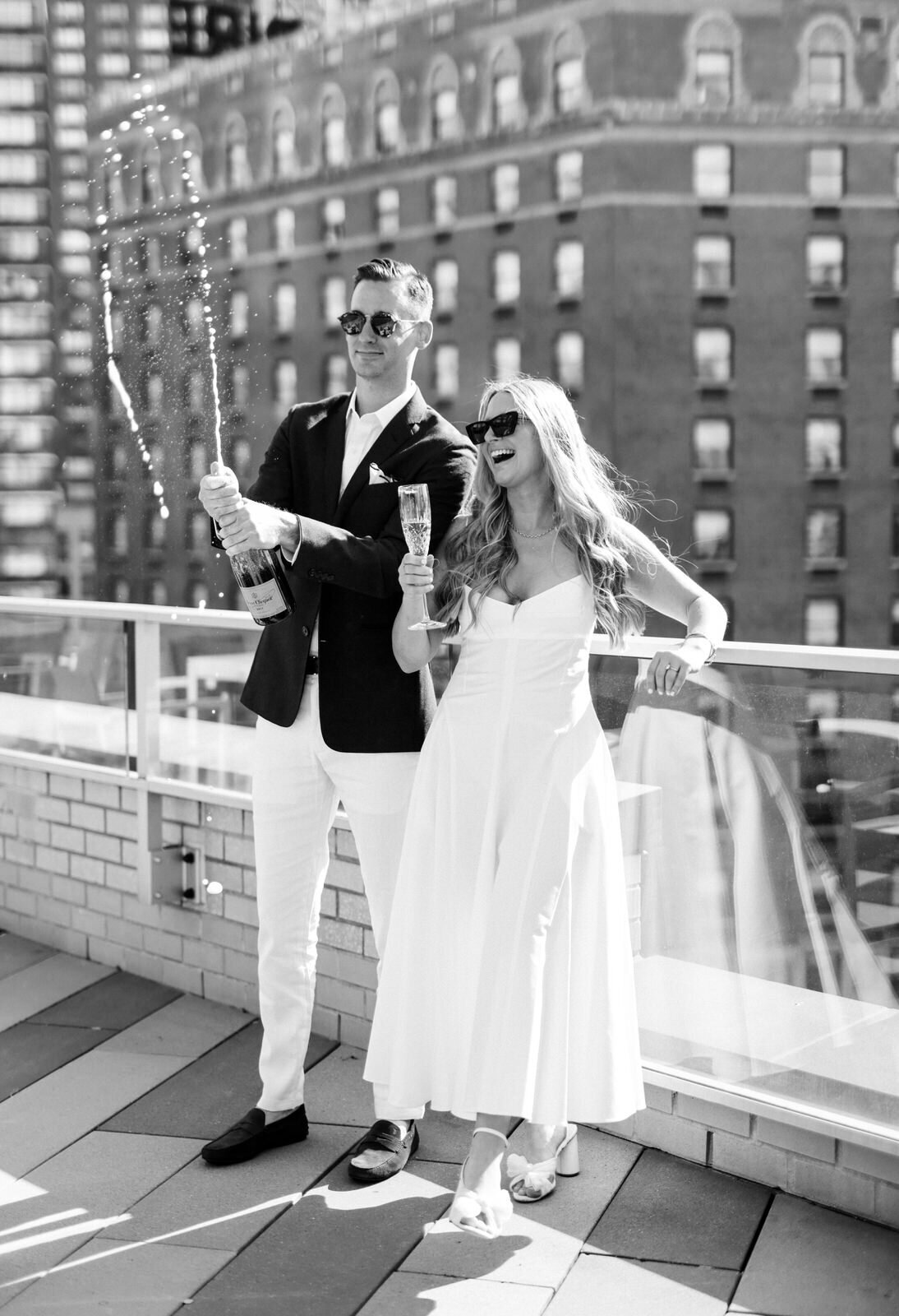 Chic New York City Engagement Session 9