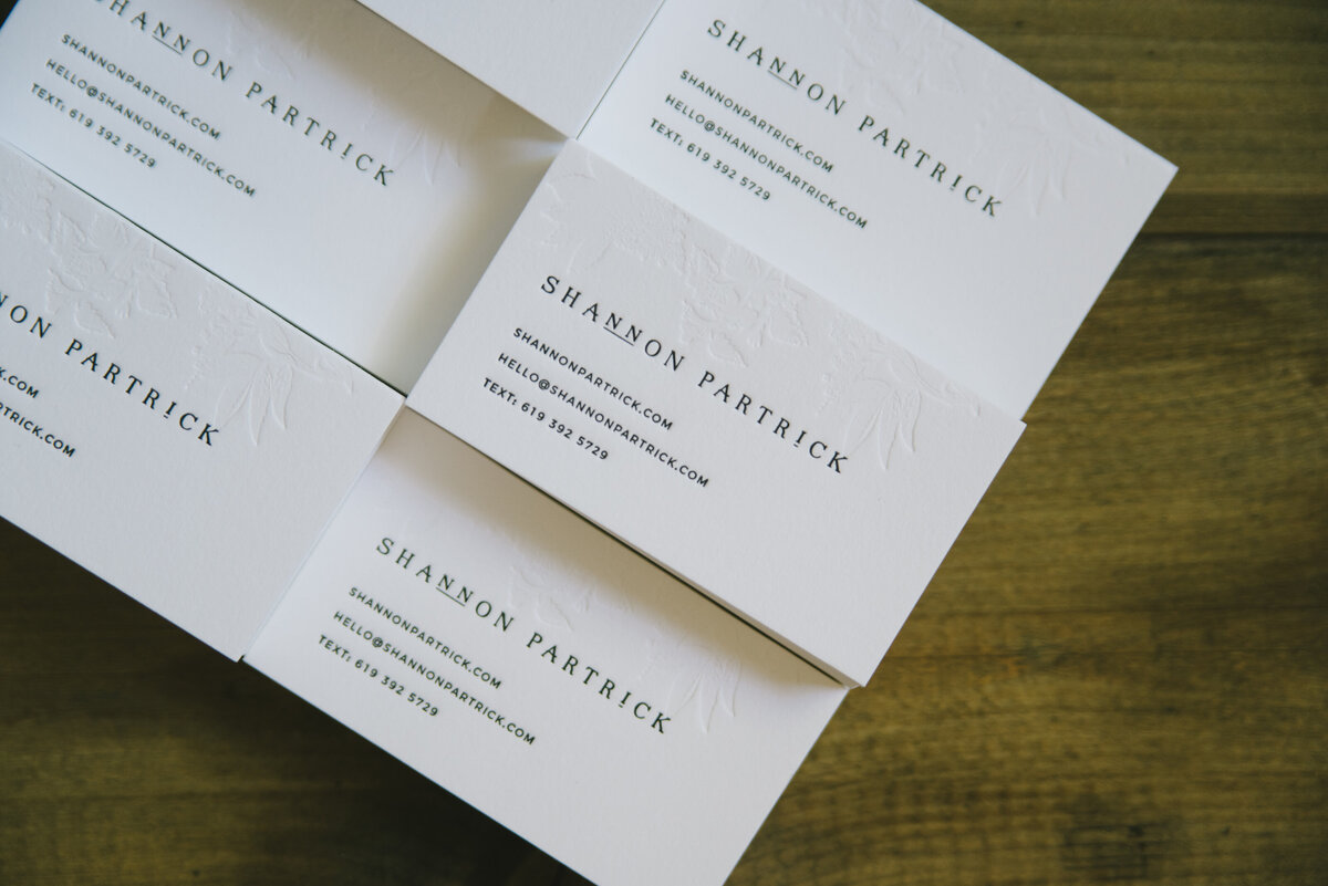 Shannon Partrick Letterpress Business Cards 315 Design-1