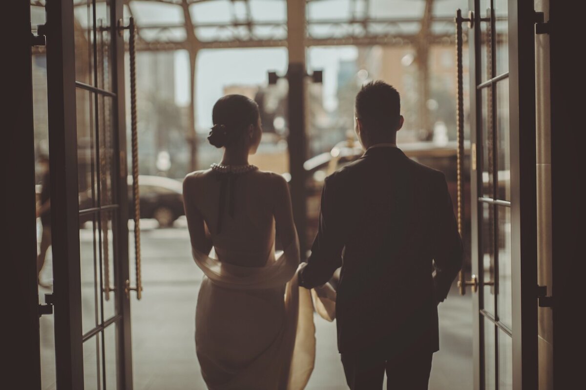 Pre-wedding photoshoot. The Londoner, Macau. Reem Acra - Breakfast at Tiffany’s.