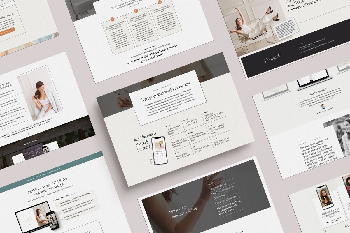 Custom Branding, Website Copy, and Showit Website Design