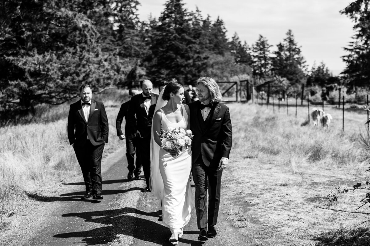 Saltwater Farm San Juan Island Wedding