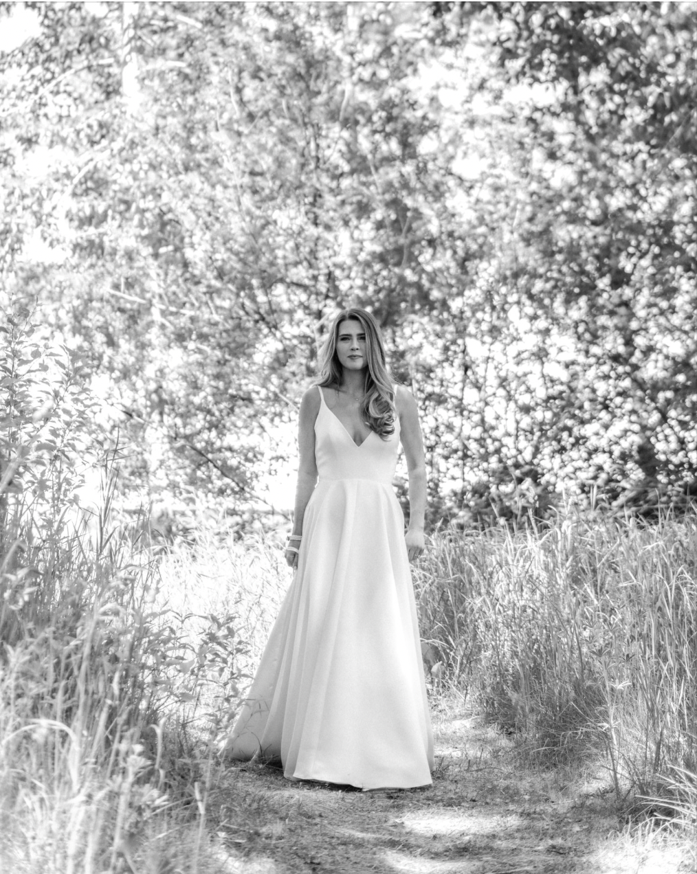 Montana bride outdoor portrait