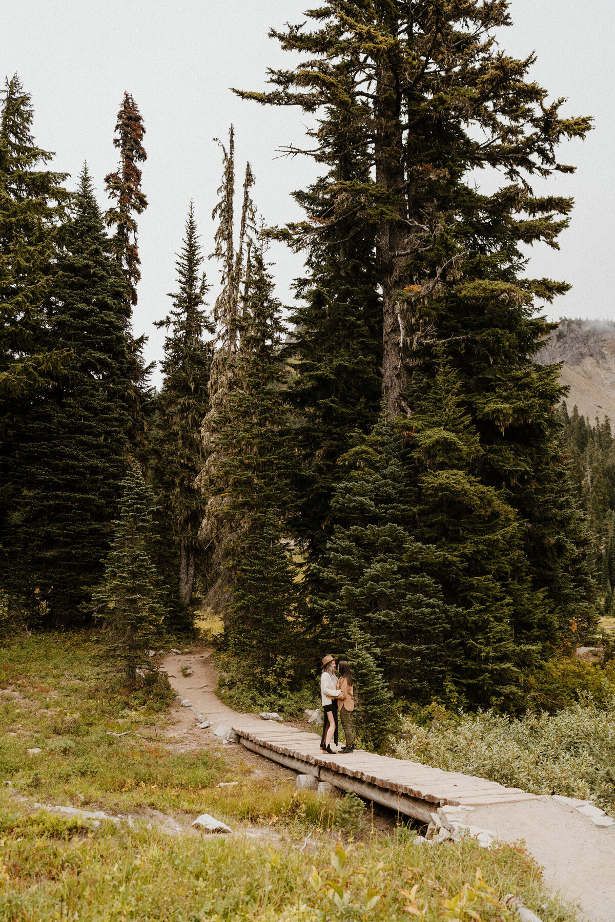 EMILY VANDEHEY PHOTOGRAPHY -- Washington Engagement Photographer -- Mt. Rainier Engagement -- Kim + Jess-4