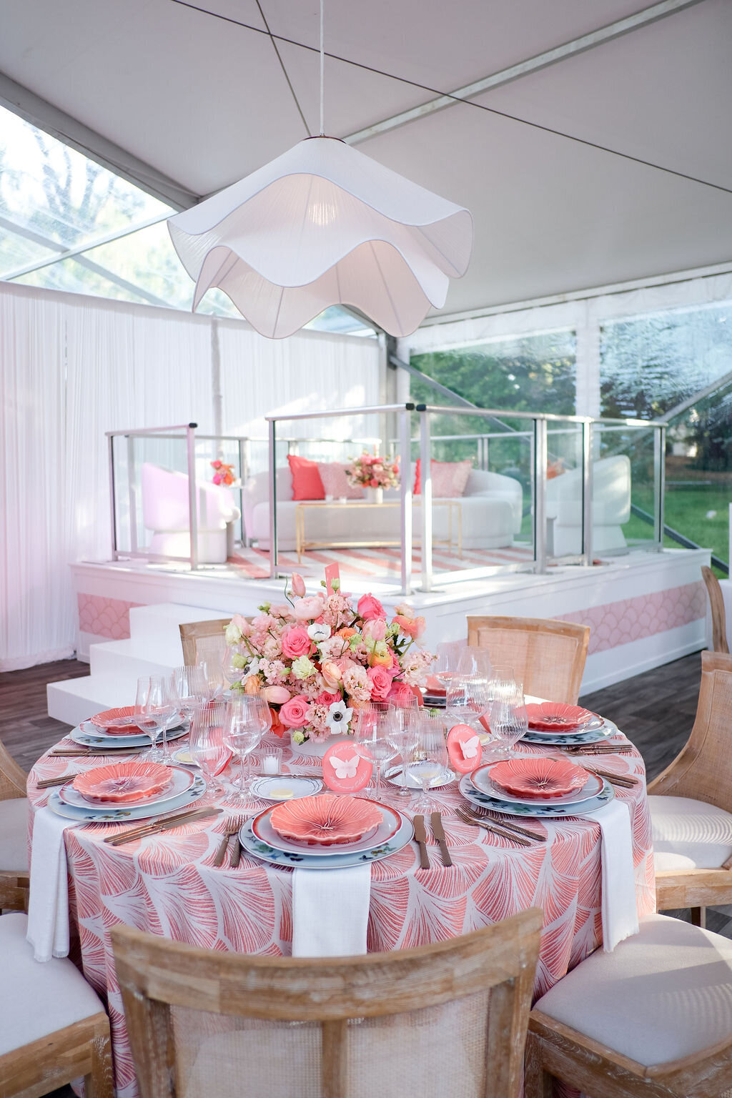 decks in tent