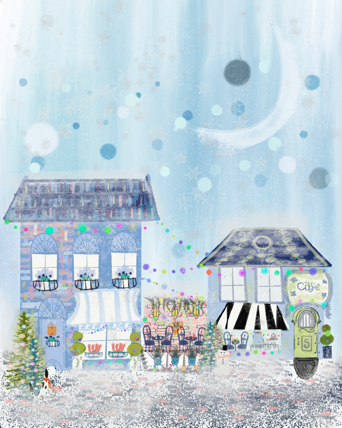 town holiday shops  small