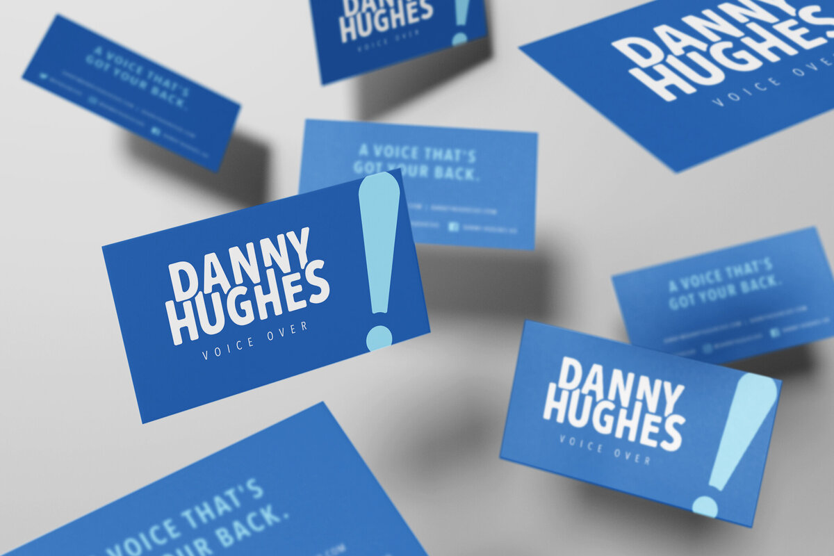 Business cards for Danny Hughes VO
